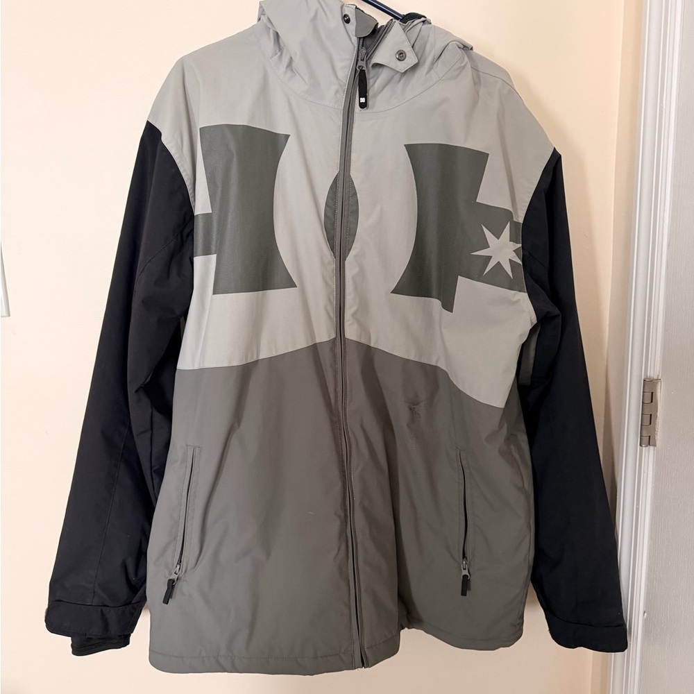 DC Men's Black and Gray SKI Jacket